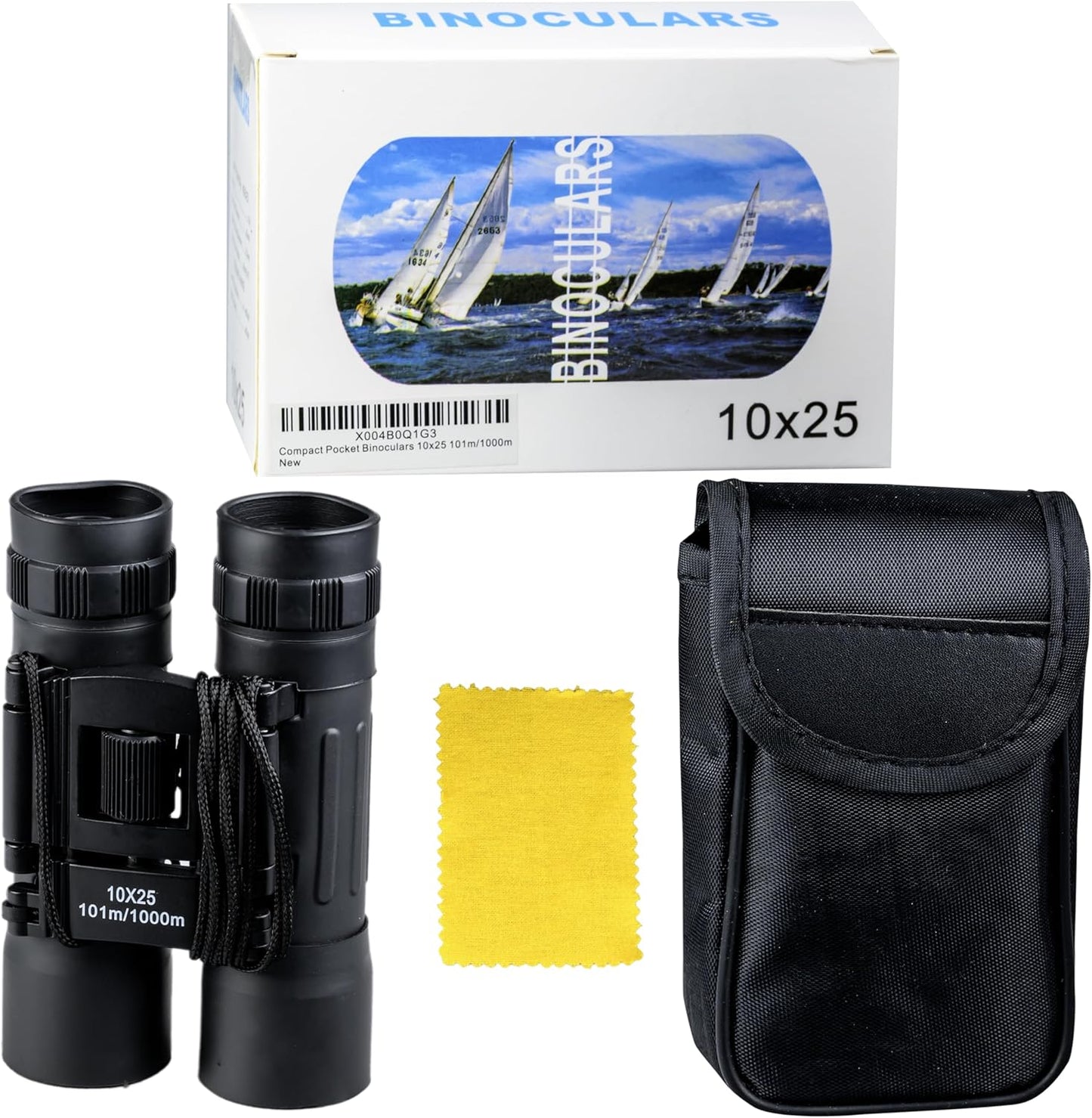 TrekTonic 10x25 Compact Binoculars for Adults & Kids